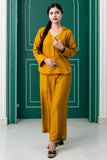 Mustard Stepesh 3/4 Sleeve Co-Ord Set