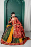 Multi-Color Brocade Lehenga