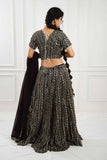 Coffee Brown Georgette Lehenga